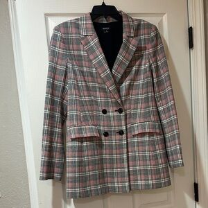 Worth New York plaid blazer